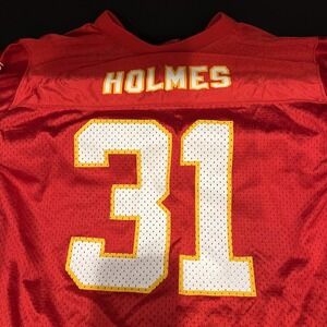VTG Reebok NFL Kansas City Chiefs Priest Holmes 31 Jersey Youth Sports SZ Large